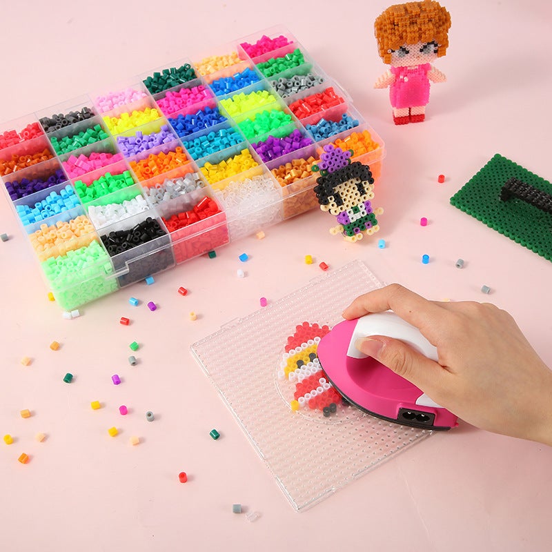 Manufacturer 2.6Mm 72-Color Bean Splicing Set With Iron Diy Handmade Toy 5Mm 48-Color Fusion Bean Splicing Set - Image 4